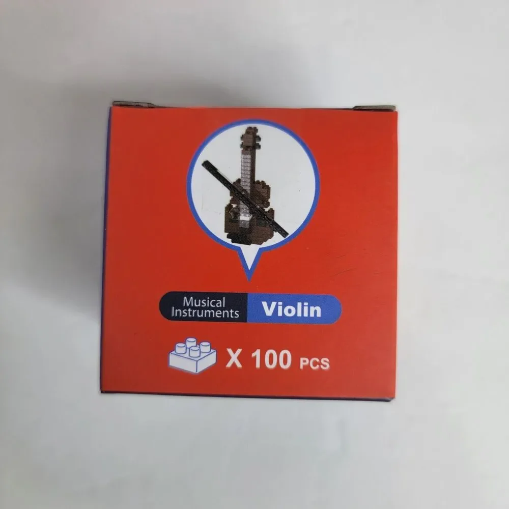 Fun Little‎ Toys Musical Instruments Building Blocks Lot Of 6 Micro Blocks New